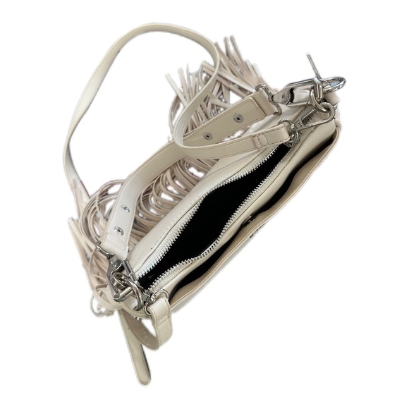 Clutch Tote Handbags with 2 Removable Straps and Zipper Closure - Picture 5 of 6